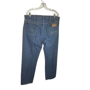 Wrangler Jeans Mens 36X31 Blue Medium Wash‎ Cowboy Cut 13MWZPW Pro Rodeo Rigid